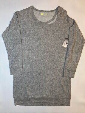 Xersion Grey Cutout Sweatshirt NWT Athleisure Pullover Trendy”